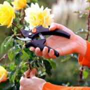 Fiskars® PowerLevel-sekatör med utväxling och sidoskär