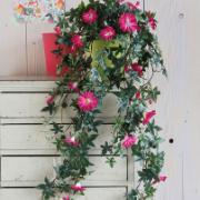 Petunia hängande, fuchsia 80 cm - Konstväxt