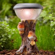 Solcellslampa, Rödhake