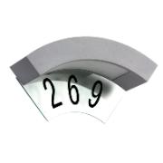 Luxform Vägglampa med/utan husnummer Canning, LED 230 Volt