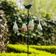 Hängare för fågelfoder i nät