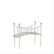 Mini-trädgård bro - benvit