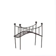 Mini-trädgård bro – rostfärgad