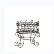 Mini-trädgård blomsterlåda – rostfärgad