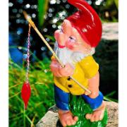 Fiskande Trädgårdstomte