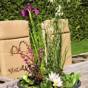 Miniatyrdamm för terrass och balkong