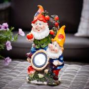 Solenergilampor med tomtar